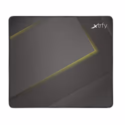 CHERRY XTRFY GP1 Medium, Gris, Monochromatique, Caoutchouc, Base antidérapante, Tapis de souris de jeu