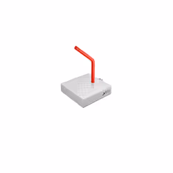 CHERRY XTRFY B4, Support de câbles, Bureau, Métal, Caoutchouc, Silicone, Rouge, Blanc