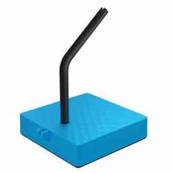 CHERRY XTRFY B4, Support de câbles, Bureau, Métal, Caoutchouc, Silicone, Bleu