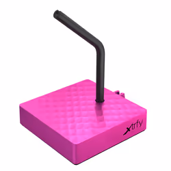 CHERRY XTRFY B4, Support de câbles, Bureau, Métal, Caoutchouc, Silicone, Rose