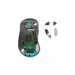CHERRY XTRFY Xtrfy ZUB Glass skates M4 Litus White Tapis de souris