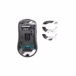 CHERRY XTRFY Xtrfy ZUB Glass skates M42 Litus White Tapis de souris
