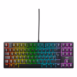 CHERRY K4V2 TKL, Avec fil, USB, Clavier mécanique, QWERTZ, LED RGB, Noir