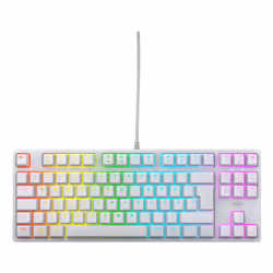 CHERRY K4V2 TKL, Avec fil, USB, Clavier mécanique, QWERTZ, LED RGB, Blanc