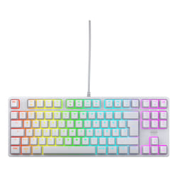 CHERRY K4V2 TKL clavier Jouer USB QWERTZ Allemand Blanc