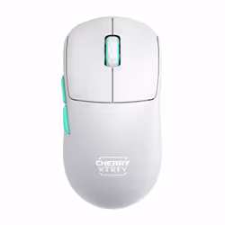 CHERRY XTRFY M68 Wireless, RF sans fil, 26000 DPI, Bleu, Turquoise, Blanc
