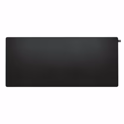 CHERRY XTRFY GP5, XL, Noir, Monochromatique, Tissu, Caoutchouc, Base antidérapante, Tapis de souris de jeu