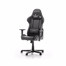 DXRacer FORMULA F08-N, Siège rembourré, Dossier rembourré, Noir, Noir, Simili-cuir, Simili-cuir