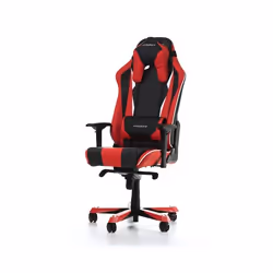 DXRacer GC-S28-NR-J4, Siège rembourré, Dossier rembourré, Noir, Rouge, Noir, Rouge, Simili-cuir, PVC, Simili-cuir, Polyvinyl  ...