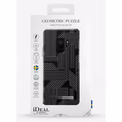 iDeal of Sweden Geometric Puzzle 5.8" Housse Noir, Blanc