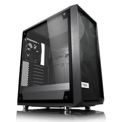 Fractal Design Meshify C – TG Midi Tower Noir, Transparent