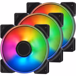 Fractal Design Prisma AL-12 3P, Ventilateur, 12 cm, 1200 tr/min, 19,5 dB, 50,63 cfm, 86,02 m³/h