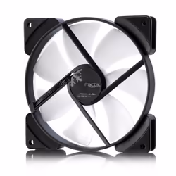 Fractal Design Prisma AL-14 /PWM Boitier PC Ventilateur 14 cm Noir, Blanc