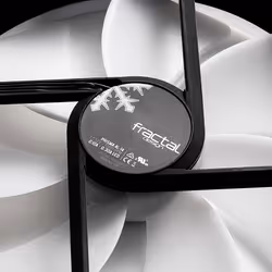Fractal Design Prisma AL-14 /PWM Boitier PC Ventilateur 14 cm Noir, Blanc