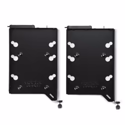 Fractal Design FD-ACC-HDD-A-BK-2P, Universel, Support de montage de disque dur, Noir, 3.5", 1 pièce(s), 37 mm