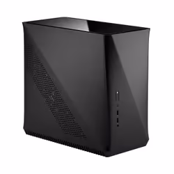 Fractal Design Era ITX, Midi Tower, PC, Charbon, ITX, Aluminium, Acier, Verre trempé, 12 cm