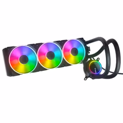 Fractal Design Celsius+ S36 Prisma, Refroidisseur de liquide tout-en-un, 85,71 cfm, Noir
