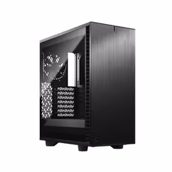 Fractal Design Define 7 Compact, Midi Tower, PC, Noir, ATX, micro ATX, Micro-ITX, Aluminium, Acier, Verre trempé, maison/bure ...