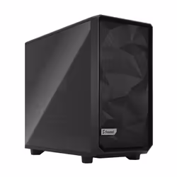 Fractal Design Meshify 2, Midi Tower, PC, Noir, ATX, EATX, micro ATX, Mini-ITX, Acier, Verre trempé, Jouer