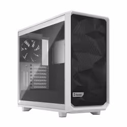 Fractal Design Meshify 2, Tower, PC, Blanc, ATX, EATX, micro ATX, Mini-ITX, Acier, Jouer