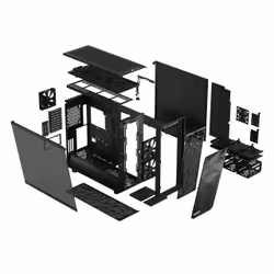 Fractal Design Meshify 2 XL Light Tempered Glass Tower Noir - Vue supplémentaire 23