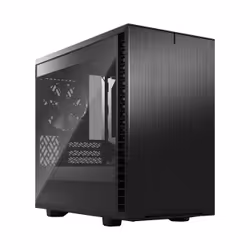 Fractal Design Define 7 Nano, PC, Noir, Mini-DTX, Mini-ITX, Acier, Verre trempé, 16,7 cm, 33,1 cm