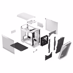 Fractal Design Torrent Nano Micro Tower Blanc - Vue supplémentaire 6