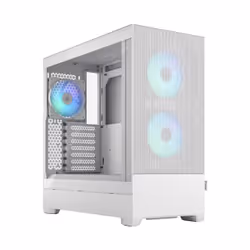Fractal Design Pop Air, Tower, PC, Blanc, ATX, micro ATX, Mini-ITX, Acier, Verre trempé, Multicolore
