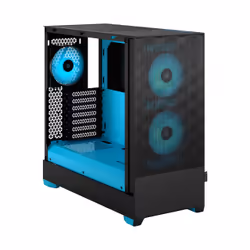 Fractal Design Pop Air Tower Noir, Cyan - Vue supplémentaire 7