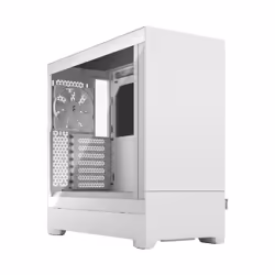 Fractal Design Pop Silent, Tower, PC, Blanc, ATX, micro ATX, Mini-ITX, Acier, Verre trempé, 17 cm