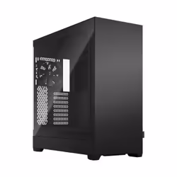 Fractal Design Pop XL Silent, Tower, PC, Noir, ATX, EATX, micro ATX, Mini-ITX, Acier, Verre trempé, 18,5 cm