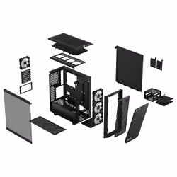 Fractal Design Meshify 2 Compact RGB Noir - Vue supplémentaire 4