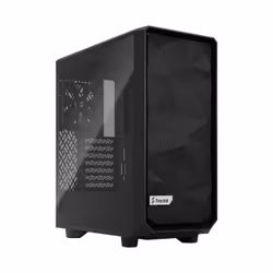 Fractal Design Meshify 2 Compact Lite, PC, Noir, ATX, micro ATX, Mini-ITX, Acier, Verre trempé, 16,9 cm, 34,5 cm