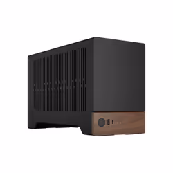 Fractal Design Terra, Small Form Factor (SFF), PC, Graphite, Mini-ITX, Aluminium, Noyer, 7,7 cm