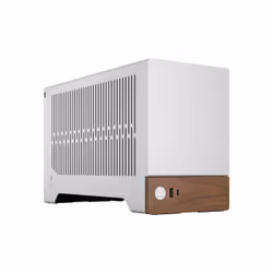 Fractal Design Terra, Small Form Factor (SFF), PC, Argent, Mini-ITX, Aluminium, Noyer, 7,7 cm