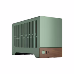Fractal Design Terra, Small Form Factor (SFF), PC, Vert, Mini-ITX, Aluminium, Noyer, 7,7 cm