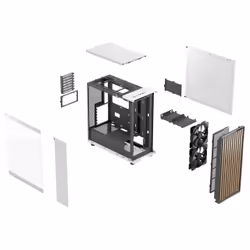 Fractal Design North Boîtier PC ATX Blanc Verre Trempé - Vue supplémentaire 7