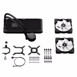 Fractal Design Lumen S28 v2 RGB Processeur Refroidisseur de liquide tout-en-un 14 cm Noir 1 pièce(s) - Vue supplémentaire 6