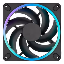 Fractal Design Momentum 14 RGB Boitier PC Ventilateur 14 cm Noir 3 pièce(s)