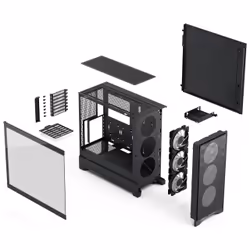 Fractal Design Pop 2 Air Black TG RGB Midi Tower Noir - Vue supplémentaire 5