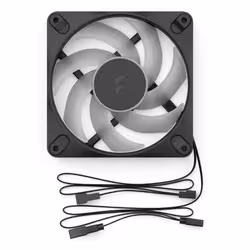 Fractal Design Dynamic 3 – 12 3-Pack Black RGB Boitier PC Ventilateur 12 cm Noir 1 pièce(s) - Vue supplémentaire 6