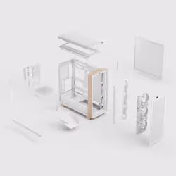 Fractal Design Summit Chalk White TG Clear Tint Midi Tower Blanc - Vue supplémentaire 5