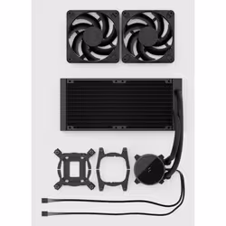 Fractal Design Radius 240 Black Processeur Refroidisseur de liquide tout-en-un 12 cm Noir 1 pièce(s) - Vue supplémentaire 5