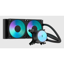 Fractal Design Radius 240 RGB Black Processeur Refroidisseur de liquide tout-en-un 12 cm Noir 1 pièce(s)