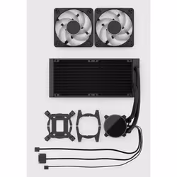 Fractal Design Radius 240 RGB Black Processeur Refroidisseur de liquide tout-en-un 12 cm Noir 1 pièce(s) - Vue supplémentaire 7