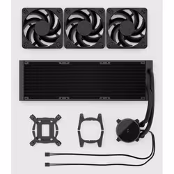Fractal Design Radius 360 Black Processeur Refroidisseur de liquide tout-en-un 12 cm Noir 1 pièce(s) - Vue supplémentaire 5