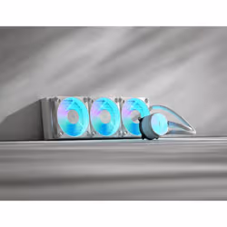 Fractal Design Radius 360 RGB White Processeur Refroidisseur de liquide tout-en-un 12 cm Blanc 1 pièce(s) - Vue supplémentaire 2
