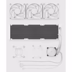 Fractal Design Radius 360 RGB White Processeur Refroidisseur de liquide tout-en-un 12 cm Blanc 1 pièce(s) - Vue supplémentaire 7