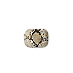 Coque pour AirPods Pro - IDEAL OF SWEDEN - Sahara Snake - Imprimé reptile - Accès facile - Compatible Qi