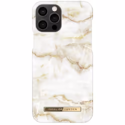Hama Fashion Case, Housse, Apple, iPhone 12/12 Pro, 15,5 cm (6.1"), Or, Blanc